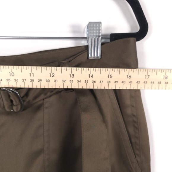 theory HANNON B/SPLENDOR Cargo Pants Tapered Satin F1009210 Size 8 - Picture 7 of 12